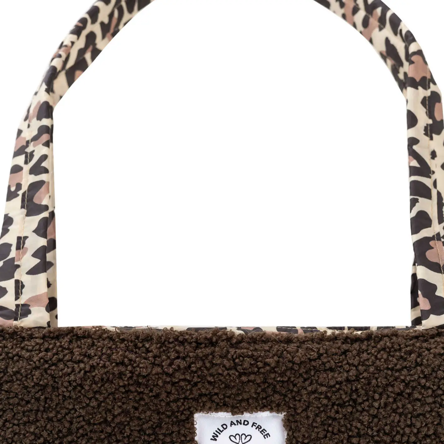 Zwillingsherz Shopper Teddy Leo braun