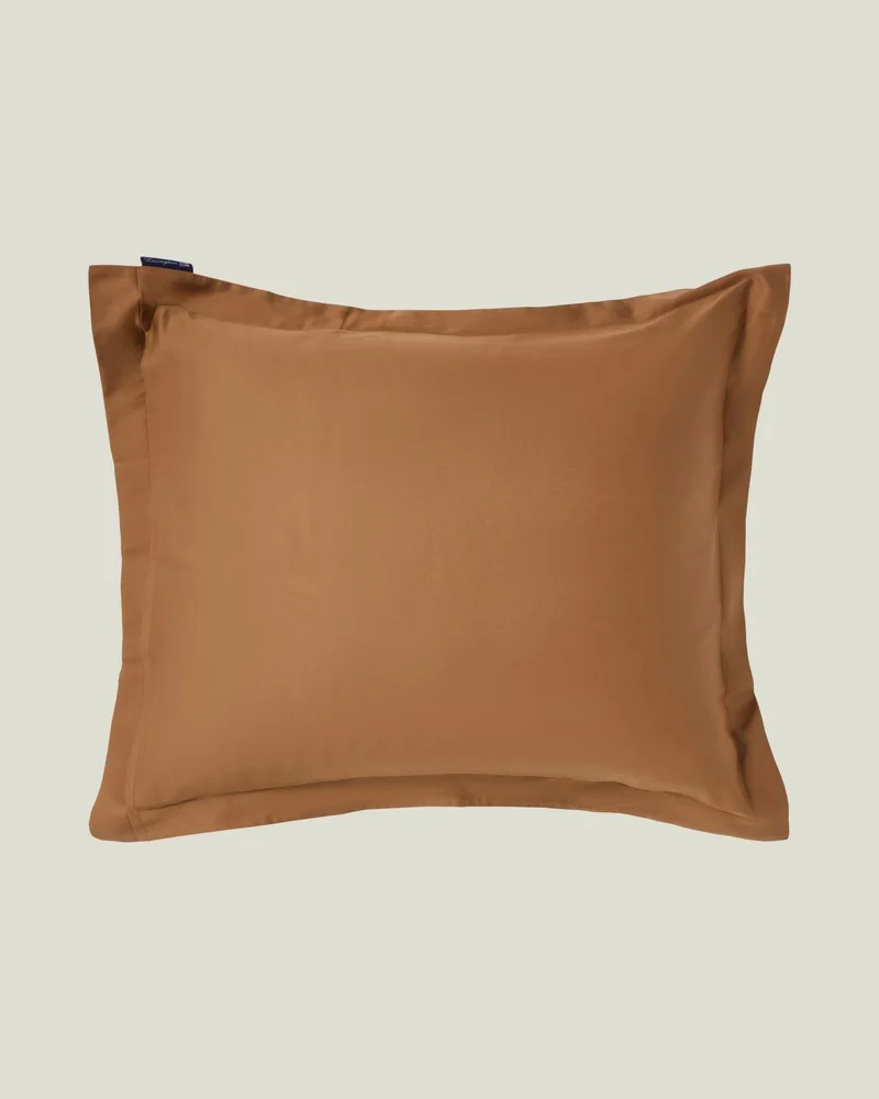 Lexington Bettwäsche Set aus Baumwollsatin karamell 135 x 200 cm / 80 x 80 cm
