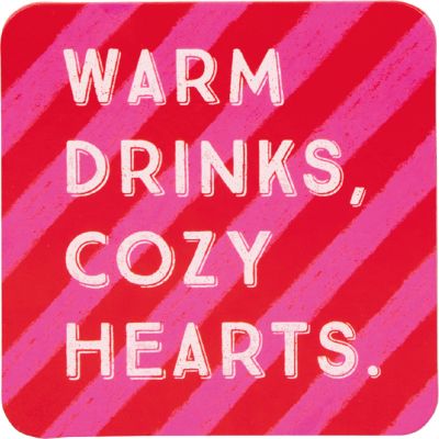 Die Spiegelburg Untersetzer warm Drinks, cozy hearts