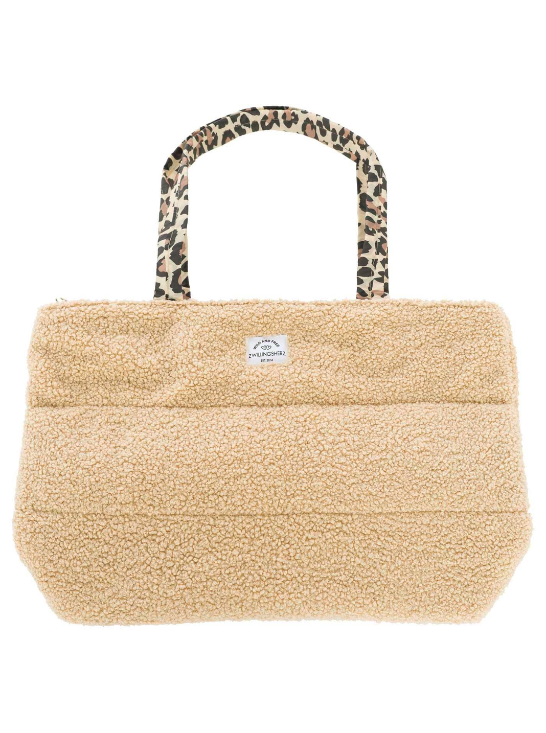 Zwillingsherz Shopper Teddy Leo beige