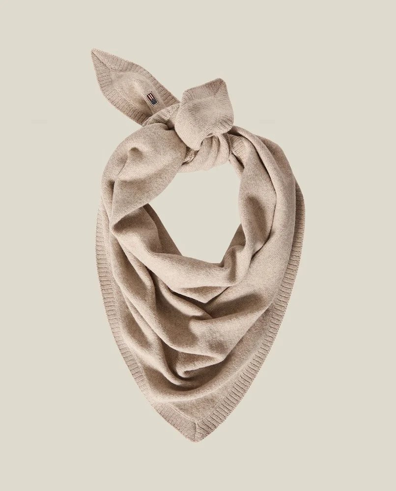 Lexington Schal aus Yak - Merinowollle Mischung beige melange