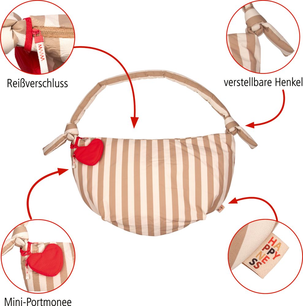 Die Spiegelburg Shopper Streifen beige - happy together