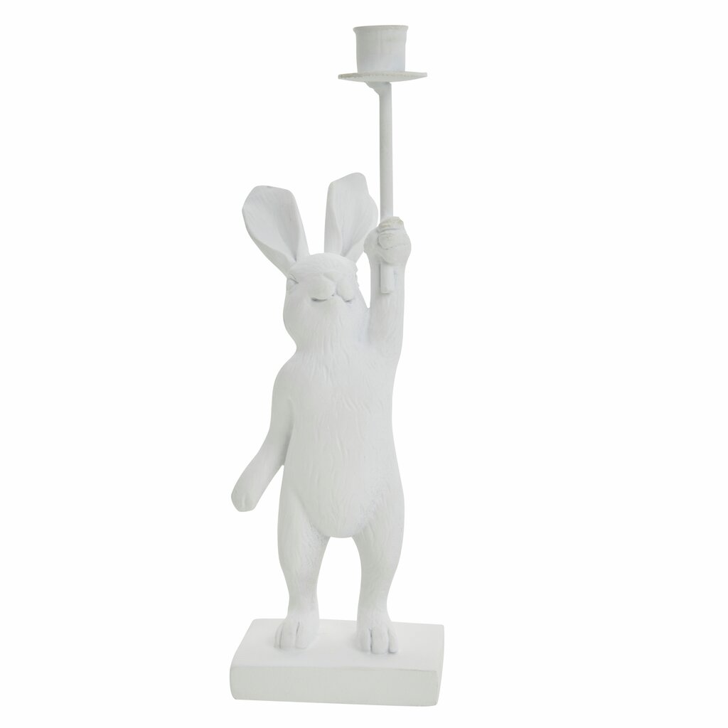 Lene Bjerre Kerzenständer Selille Hase weiss H 18,5 cm