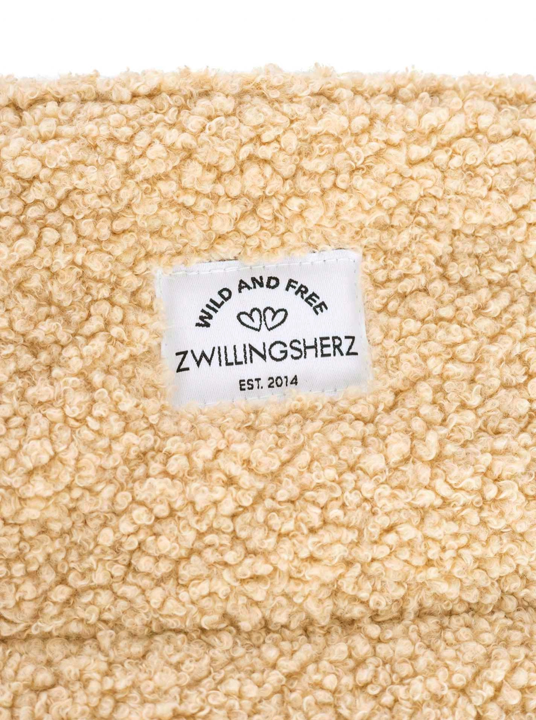 Zwillingsherz Shopper Teddy Leo beige