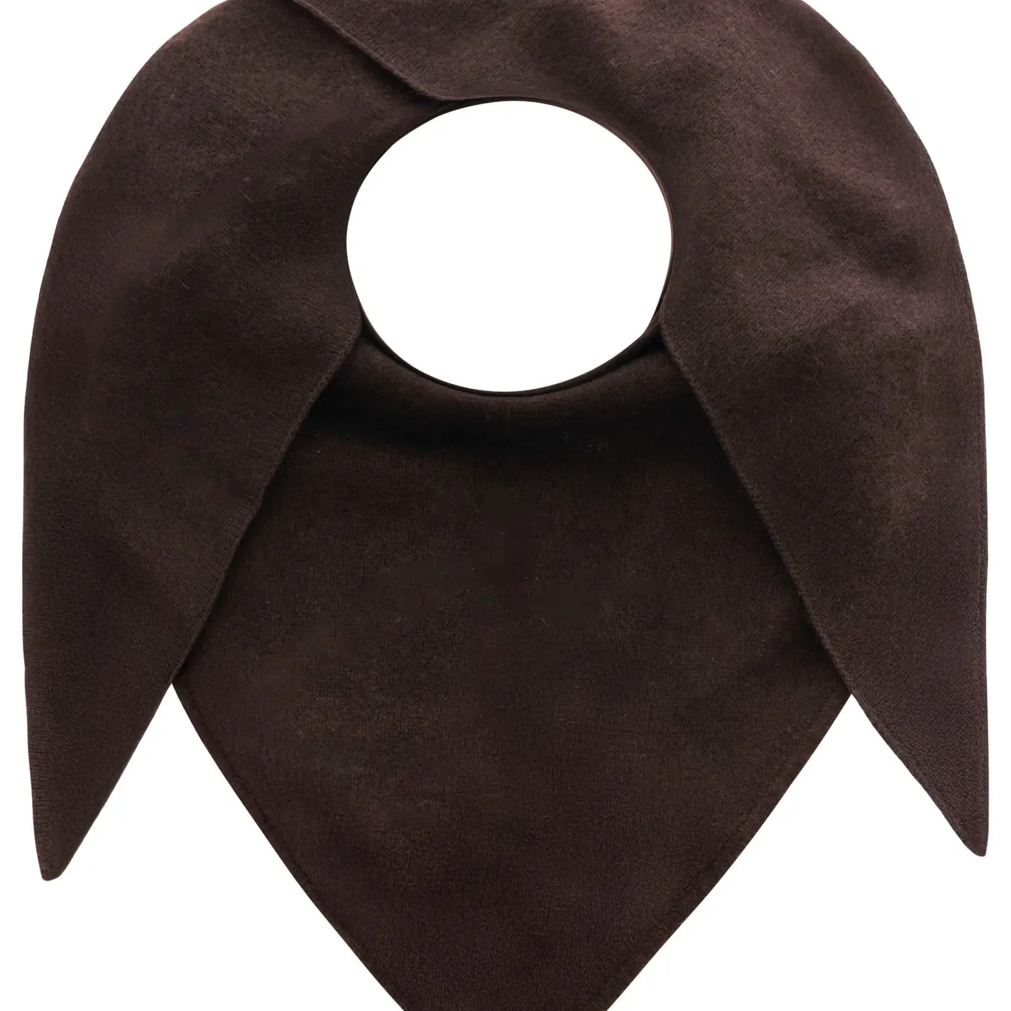 Zwillingsherz 100% Cashmere Dreieckstuch braun