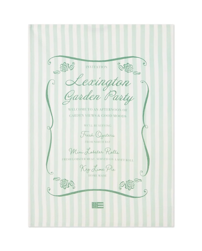 Lexington Geschirrtuch Gartenparty Bio Baumwolle 50 x 70 cm