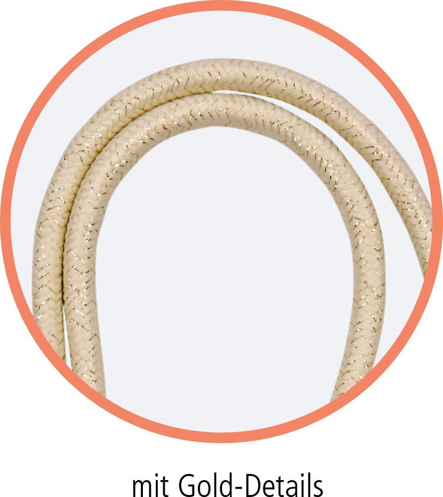 Die Spiegelburg Schlüsselband beige lange Kordel