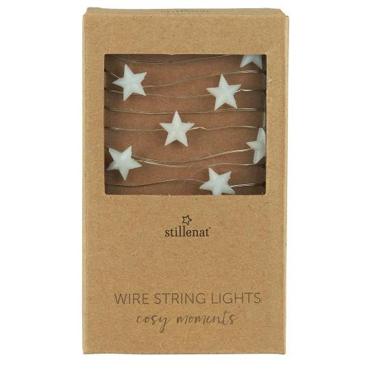 Ib Laursen Lichterkette Outdoor mit 40 Sternen und Timer