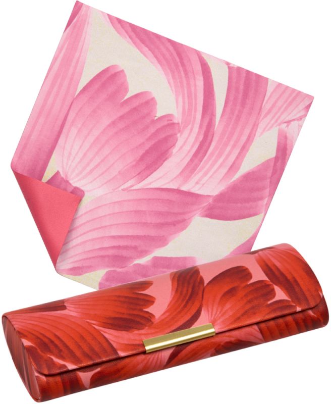 Die Spiegelburg Brillenetui rote Blumen mit Putztuch - of the season