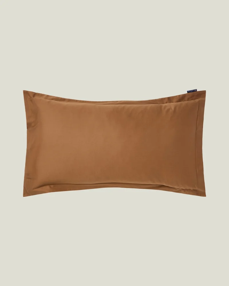 Lexington Kissenbezug aus Baumwollsatin karamell 40 x 80 cm