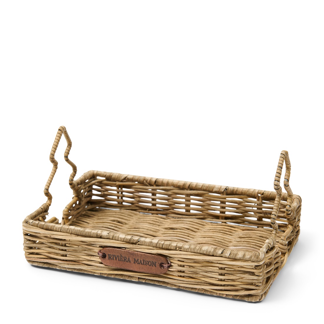Riviera Maison Rustic Rattan mini Tablett Baum