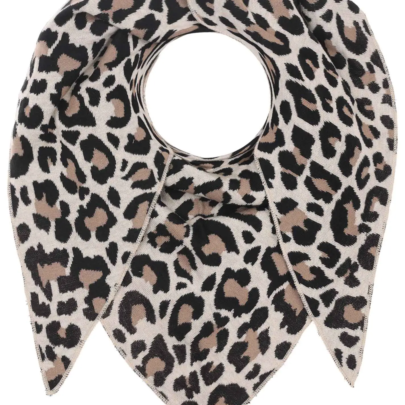 Zwillingsherz Dreieckstuch Leo beige