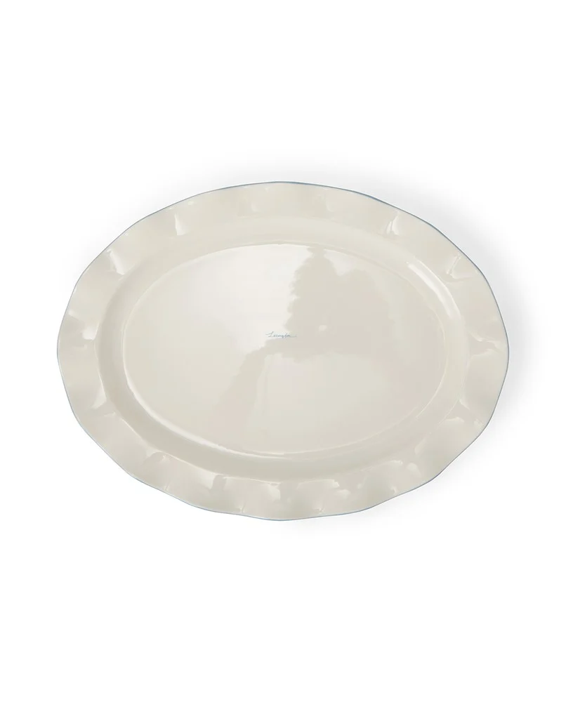 Lexington Platte oval mit Wellenrand Limited Edition 30x 22 cm