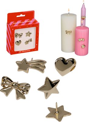 Die Spiegelburg Kerzen - Pin 4 er Set Let`s have a party