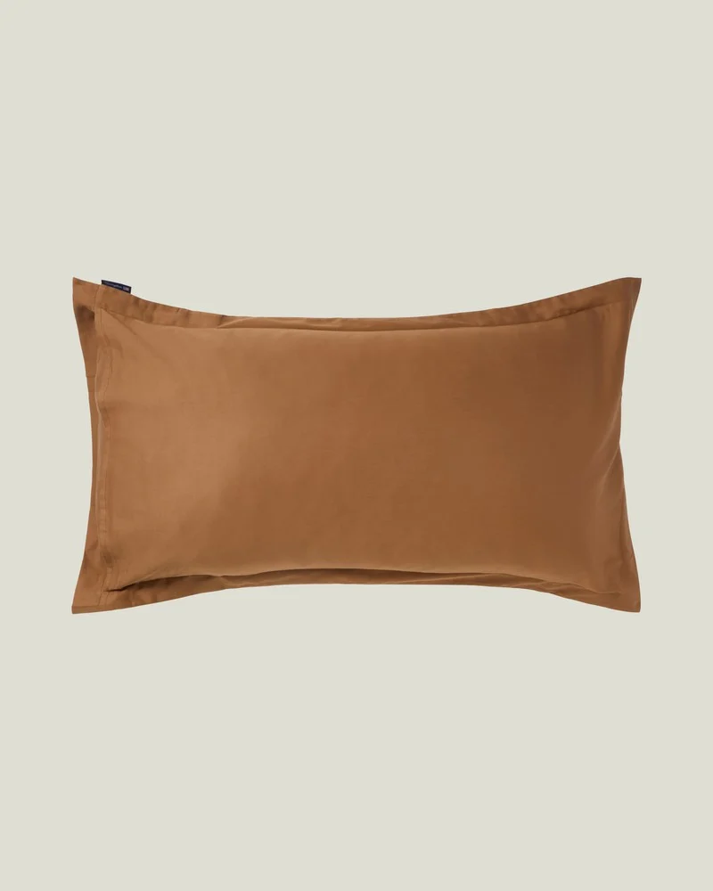 Lexington Kissenbezug aus Baumwollsatin karamell 40 x 80 cm