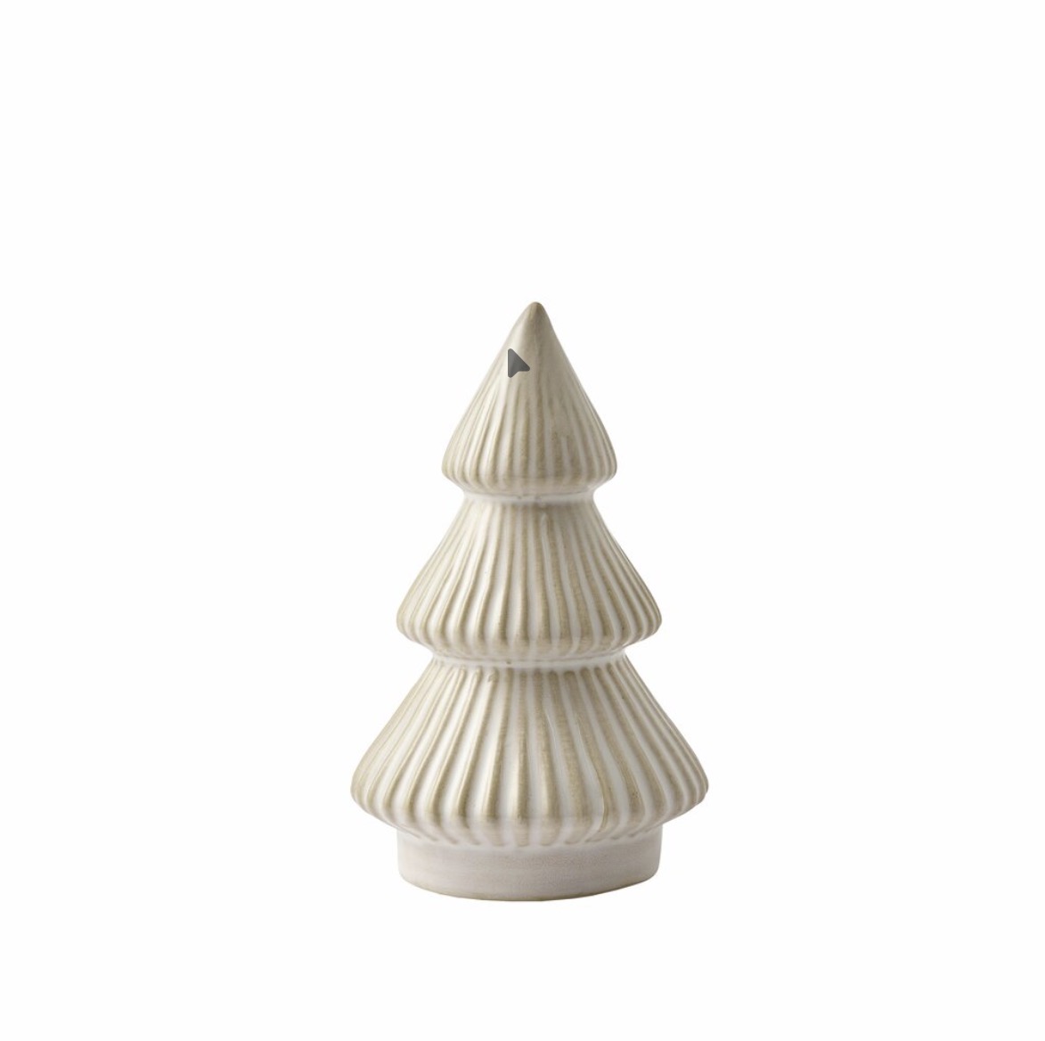 Lene Bjerre Weihnachtsbaum Mythel weiss 8,2 x 8,2 x 13,3 cm