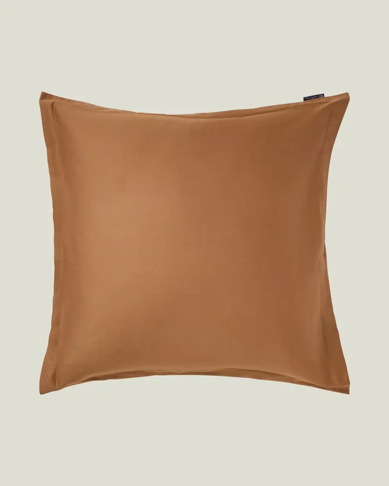 Lexington Kissenbezug aus Baumwollsatin karamell 40 x 40 cm