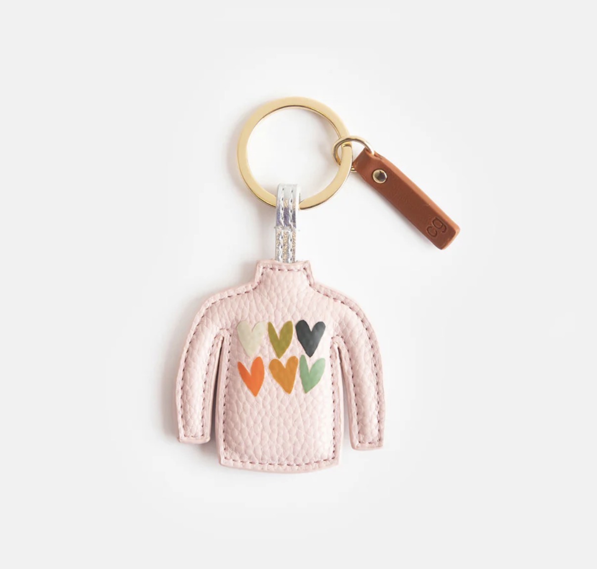 Caroline Gardner Schlüsselanhänger rosa Pulli mit Herzchen