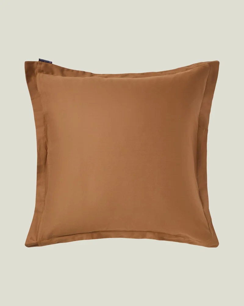 Lexington Kissenbezug aus Baumwollsatin karamell 40 x 40 cm