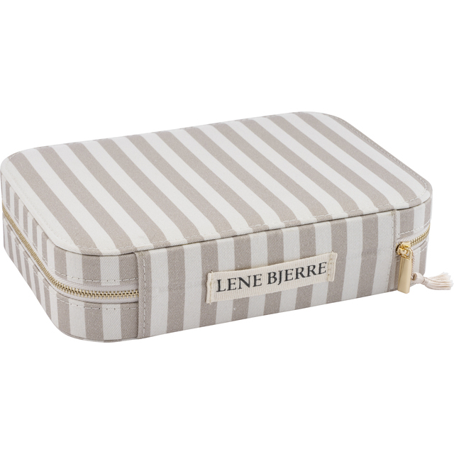 Lene Bjerre Schmuckkästchen Ayane beige und weiß gestreift 24 x 17 x 6 cm – Ansicht 2