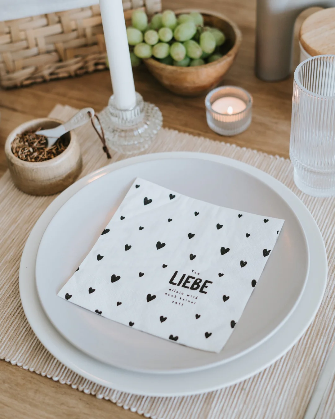 Heldenglück Servietten Von Liebe allein