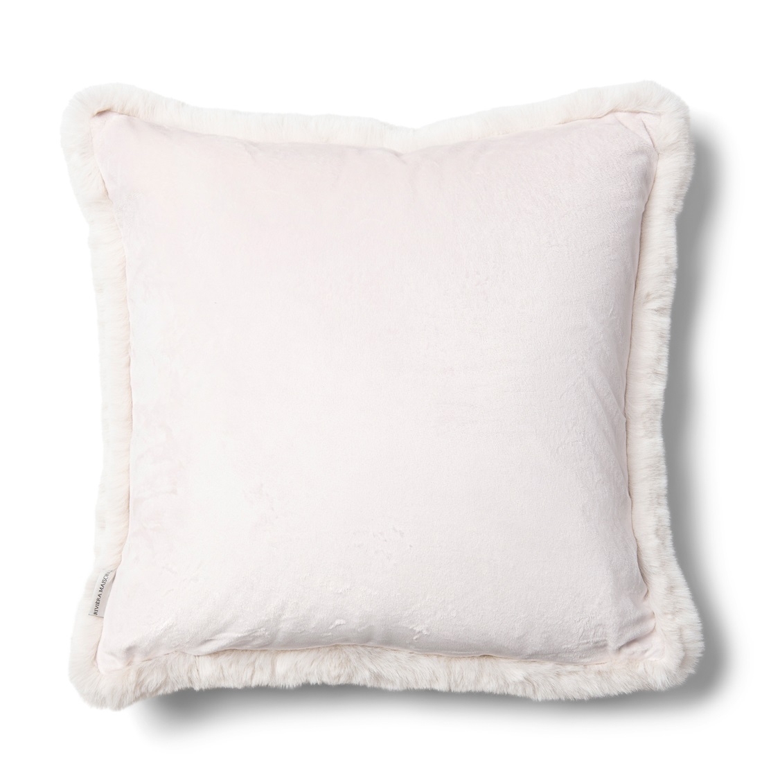 Rivièra Maison Kissen Kunstfell creme 50 x 50 cm