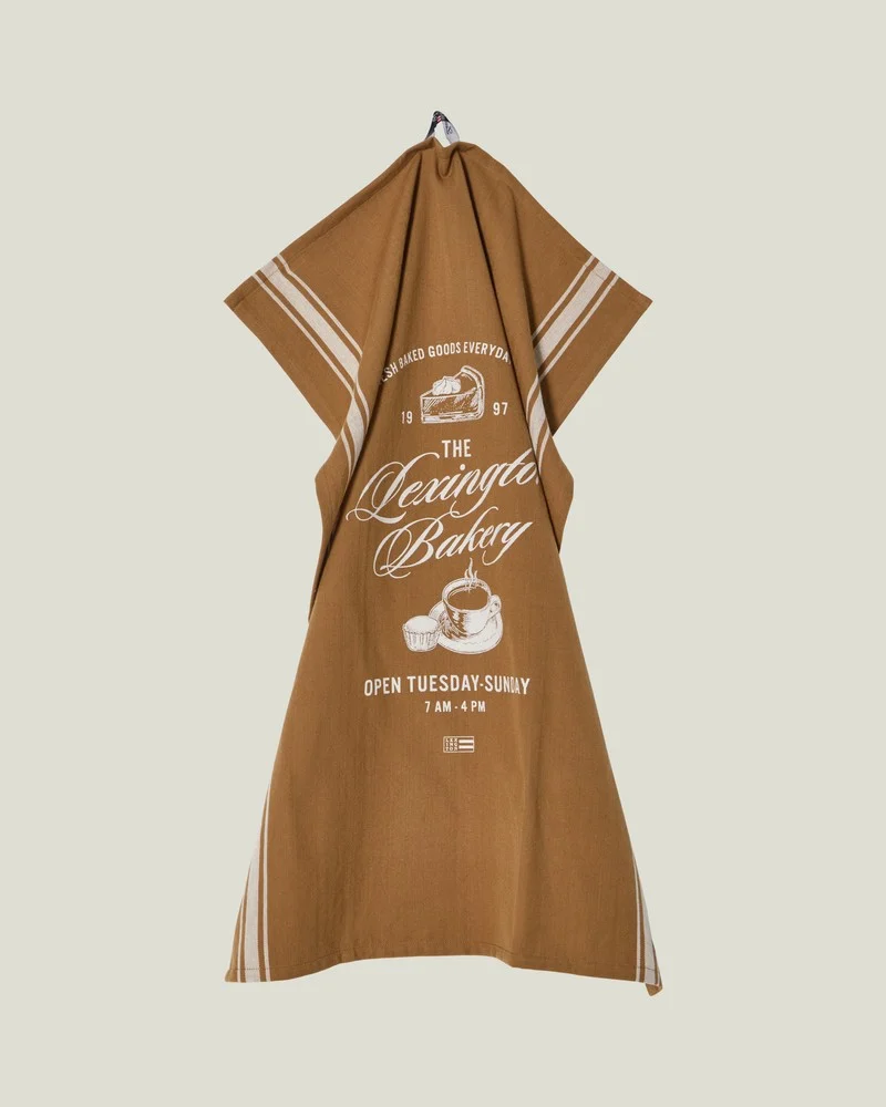 Lexington Geschirrtuch Bakery aus Bio - Baumwolle karamell 50 x 70 cm