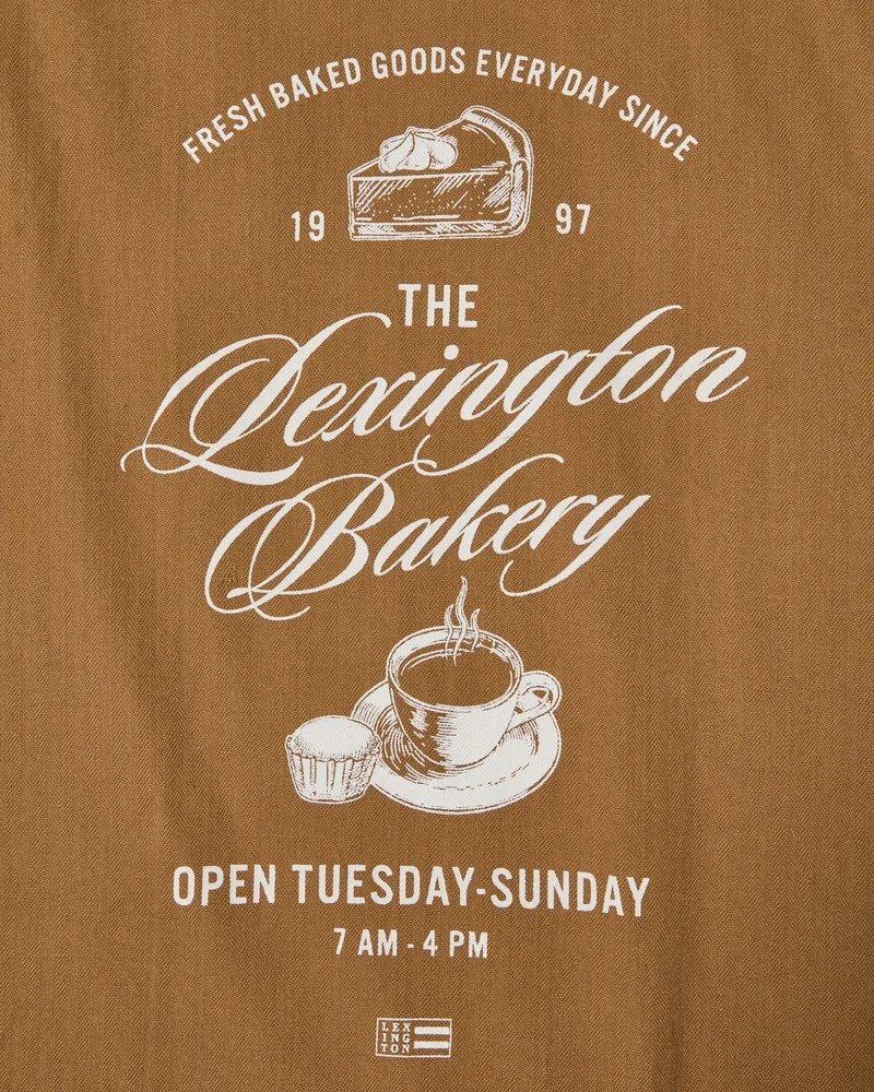 Lexington Geschirrtuch Bakery aus Bio - Baumwolle karamell 50 x 70 cm