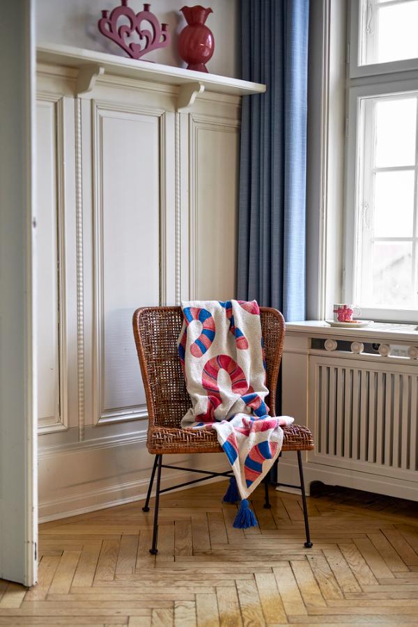 Bloomingville Decke Candice aus recycelter Baumwolle – Ansicht 2