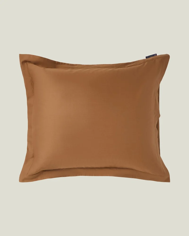 Lexington Bettwäsche Set aus Baumwollsatin karamell 135 x 200 cm / 80 x 80 cm