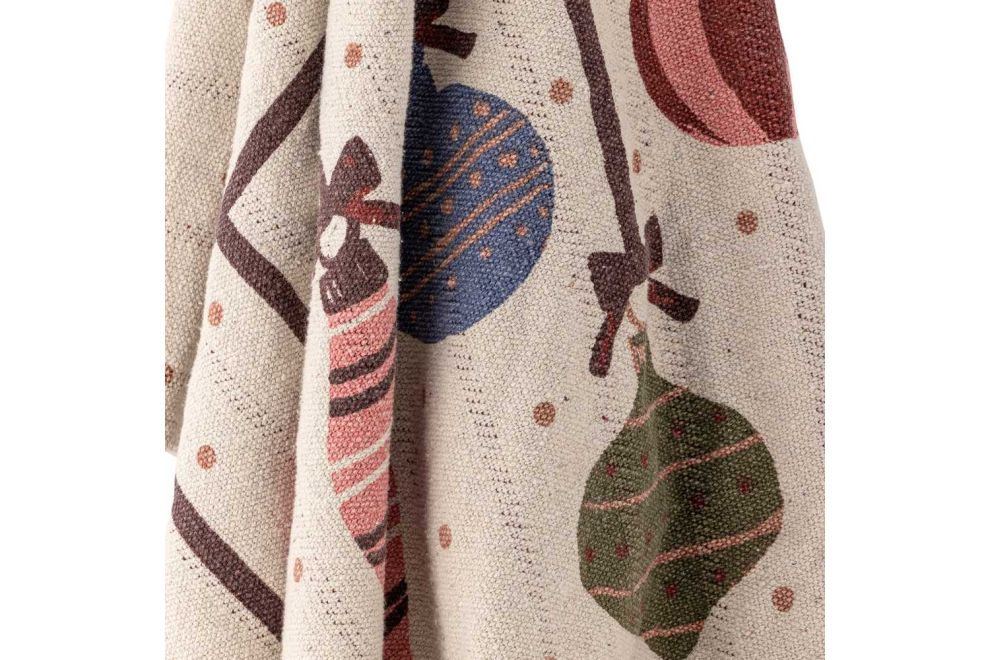 Bloomingville Decke Ornamentia aus recycelter Baumwolle 160 x 130 cm – Ansicht 3