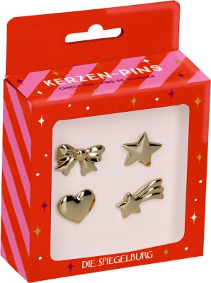 Die Spiegelburg Kerzen - Pin 4 er Set Let`s have a party