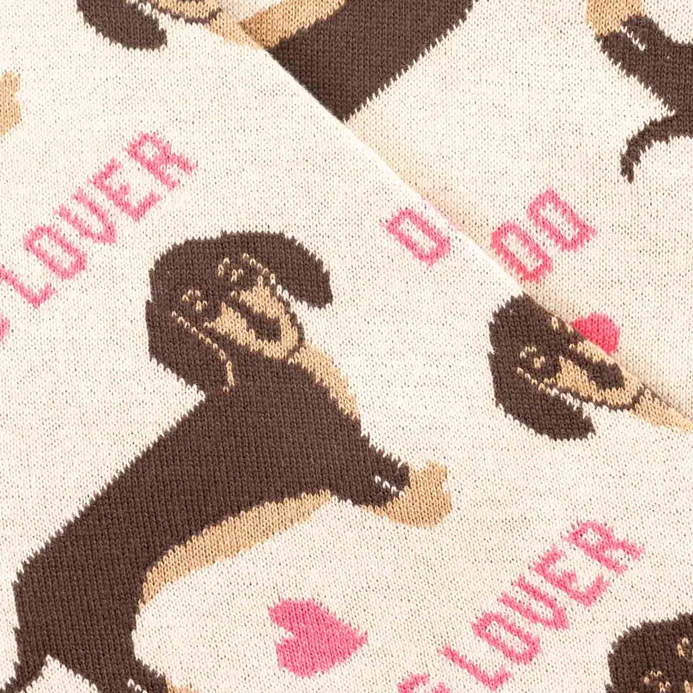 Zwillingsherz Dreieckstuch Dog Lover - pink