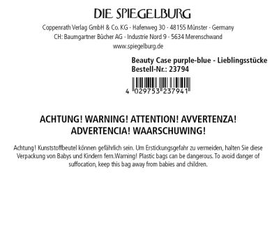 Die Spiegelburg Beautycase smaragdgrün bestickt - Lieblingsstücke