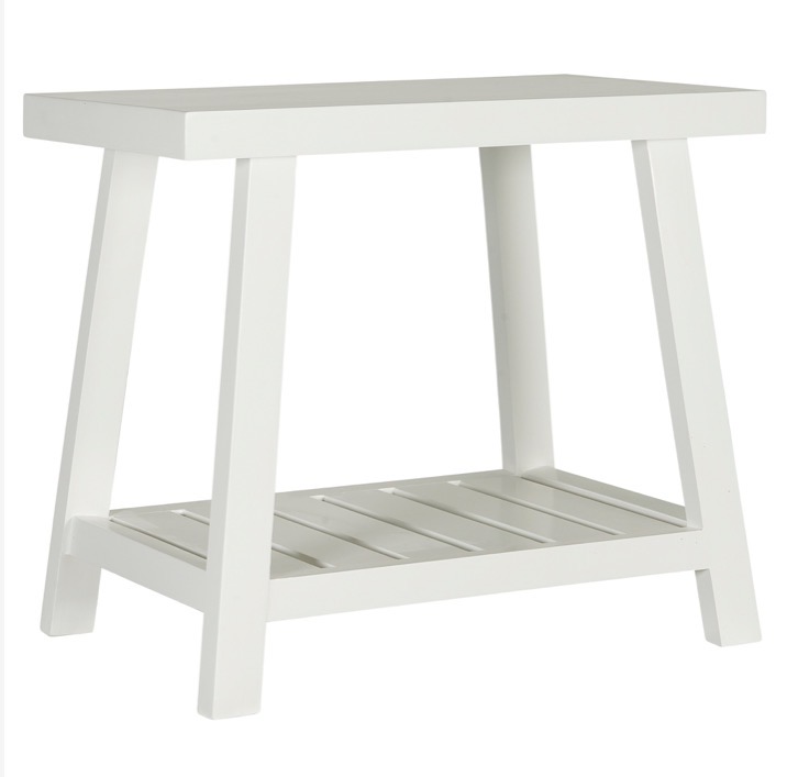 Ib Laursen Bank mit Ablage Gilleleje weiss 2. Wahl