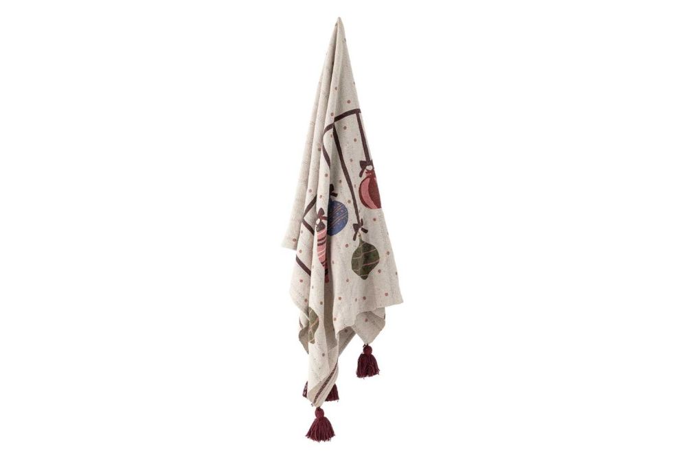 Bloomingville Decke Ornamentia aus recycelter Baumwolle 160 x 130 cm – Ansicht 4